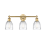 Innovations Lighting Brookfield 3 Light 24" Wide Vanity Light Brushed Brass / Clear