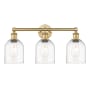 Innovations Lighting Bella 3 Light 24" Wide Vanity Light Brushed Brass / Clear