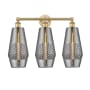 Innovations Lighting Windham 3 Light 25" Wide Vanity Light Brushed Brass / Smoked