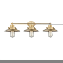 Innovations Lighting Edison 3 Light 26" Wide Vanity Light Brushed Brass