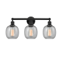 Innovations Lighting Belfast 3 Light 24" Wide Vanity Light Matte Black / Seedy