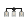 Innovations Lighting Caledonia 3 Light 23" Wide Vanity Light Matte Black / Charcoal