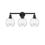 Innovations Lighting Waverly 3 Light 24" Wide Vanity Light Matte Black / Clear
