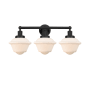 Innovations Lighting Oxford 3 Light 25" Wide Vanity Light Matte Black / Matte White