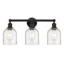 Innovations Lighting Bella 3 Light 24" Wide Vanity Light Matte Black / Seedy