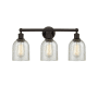 Innovations Lighting Caledonia 3 Light 23" Wide Vanity Light Oil Rubbed Bronze / Mica