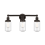 Innovations Lighting Dover 3 Light 25" Wide Vanity Light Oil Rubbed Bronze / Seedy