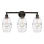 Innovations Lighting Vaz 3 Light 24" Wide Vanity Light Oil Rubbed Bronze / Clear