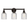 Innovations Lighting Bridal Veil 3 Light 23" Wide Vanity Light Oil Rubbed Bronze