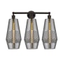 Innovations Lighting Windham 3 Light 25" Wide Vanity Light Oil Rubbed Bronze / Smoked