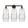 Innovations Lighting Windham 3 Light 25" Wide Vanity Light Oil Rubbed Bronze / Seedy