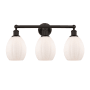 Innovations Lighting Eaton 3 Light 24" Wide Vanity Light Oil Rubbed Bronze / Matte White