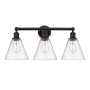Innovations Lighting Berkshire 3 Light 26" Wide Vanity Light Oil Rubbed Bronze / Seedy