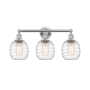 Innovations Lighting Belfast 3 Light 24" Wide Vanity Light Polished Chrome / Deco Swirl