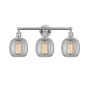 Innovations Lighting Belfast 3 Light 24" Wide Vanity Light Polished Chrome / Clear Crackle