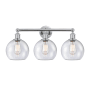Innovations Lighting Athens 3 Light 26" Wide Vanity Light Polished Chrome / Seedy