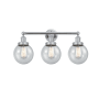 Innovations Lighting Beacon 3 Light 25" Wide Vanity Light Polished Chrome / Seedy