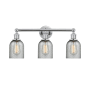 Innovations Lighting Caledonia 3 Light 23" Wide Vanity Light Polished Chrome / Charcoal