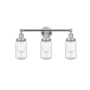 Innovations Lighting Dover 3 Light 25" Wide Vanity Light Polished Chrome / Seedy