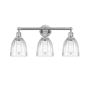 Innovations Lighting Brookfield 3 Light 24" Wide Vanity Light Polished Chrome / Clear
