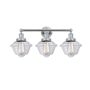 Innovations Lighting Oxford 3 Light 25" Wide Vanity Light Polished Chrome / Clear