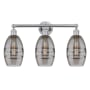 Innovations Lighting Vaz 3 Light 24" Wide Vanity Light Polished Chrome / Light Smoke