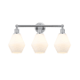 Innovations Lighting Cindyrella 3 Light 24" Wide Vanity Light Polished Chrome / Cased Matte White