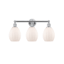 Innovations Lighting Eaton 3 Light 24" Wide Vanity Light Polished Chrome / Matte White