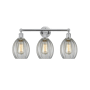 Innovations Lighting Eaton 3 Light 24" Wide Vanity Light Polished Chrome / Clear