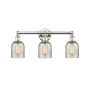 Innovations Lighting Caledonia 3 Light 23" Wide Vanity Light Polished Nickel / Mica