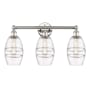 Innovations Lighting Vaz 3 Light 24" Wide Vanity Light Polished Nickel / Clear