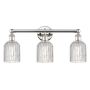 Innovations Lighting Bridal Veil 3 Light 23" Wide Vanity Light Polished Nickel
