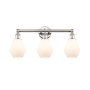 Innovations Lighting Cindyrella 3 Light 24" Wide Vanity Light Polished Nickel / Cased Matte White