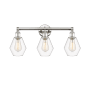 Innovations Lighting Cindyrella 3 Light 24" Wide Vanity Light Polished Nickel / Clear