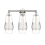 Innovations Lighting Windham 3 Light 25" Wide Vanity Light Polished Nickel / Clear