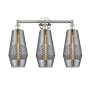 Innovations Lighting Windham 3 Light 25" Wide Vanity Light Polished Nickel / Smoked