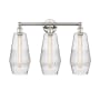 Innovations Lighting Windham 3 Light 25" Wide Vanity Light Polished Nickel / Seedy
