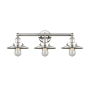 Innovations Lighting Edison 3 Light 26" Wide Vanity Light Polished Nickel