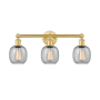Innovations Lighting Belfast 3 Light 24" Wide Vanity Light Satin Gold / Seedy