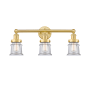 Innovations Lighting Canton 3 Light 24" Wide Vanity Light Satin Gold / Clear