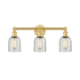 Innovations Lighting Caledonia 3 Light 23" Wide Vanity Light Satin Gold / Mica