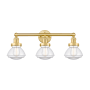 Innovations Lighting Olean 3 Light 25" Wide Vanity Light Satin Gold / Clear