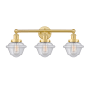 Innovations Lighting Oxford 3 Light 25" Wide Vanity Light Satin Gold / Seedy