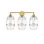 Innovations Lighting Vaz 3 Light 26" Wide Vanity Light Satin Gold / Clear