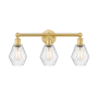Innovations Lighting Cindyrella 3 Light 24" Wide Vanity Light Satin Gold / Seedy