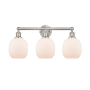 Innovations Lighting Belfast 3 Light 24" Wide Vanity Light Brushed Satin Nickel / Matte White