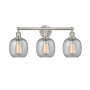 Innovations Lighting Belfast 3 Light 24" Wide Vanity Light Brushed Satin Nickel / Seedy