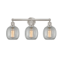 Innovations Lighting Belfast 3 Light 24" Wide Vanity Light Brushed Satin Nickel / Clear Crackle