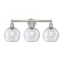 Innovations Lighting Athens 3 Light 26" Wide Vanity Light Satin Nickel / Seedy