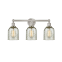 Innovations Lighting Caledonia 3 Light 23" Wide Vanity Light Brushed Satin Nickel / Mica